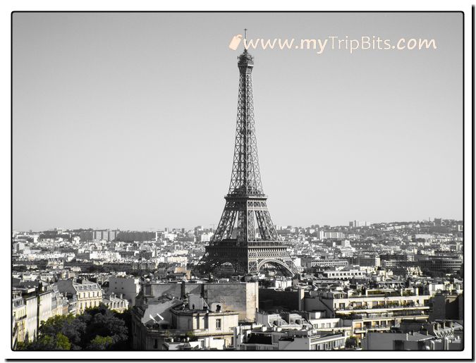 Eiffel Tower from Arc Triomphe