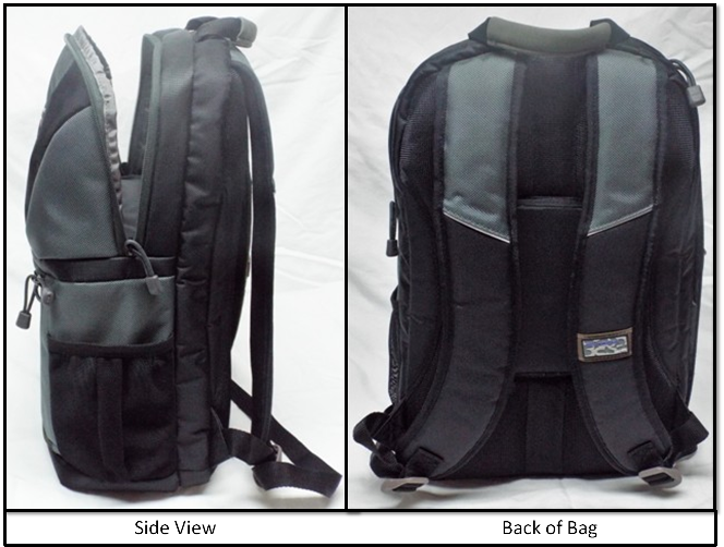 sumdex camera backpack sideview