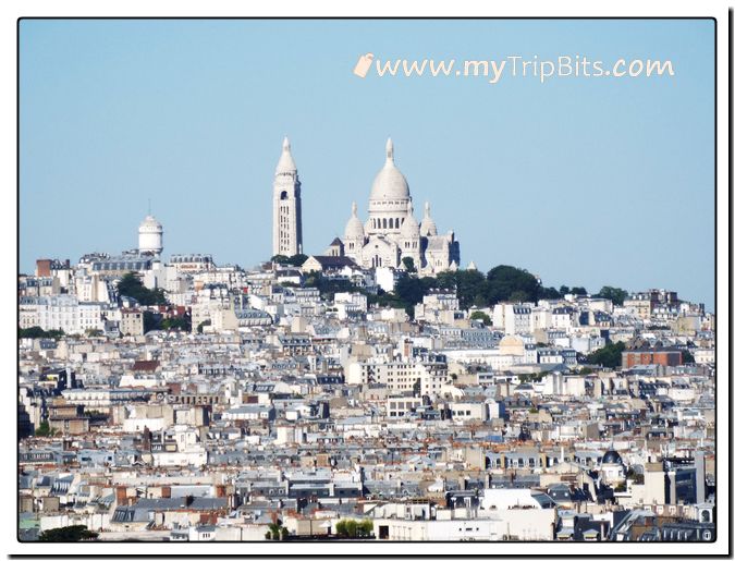 View from Arc de Triomphe