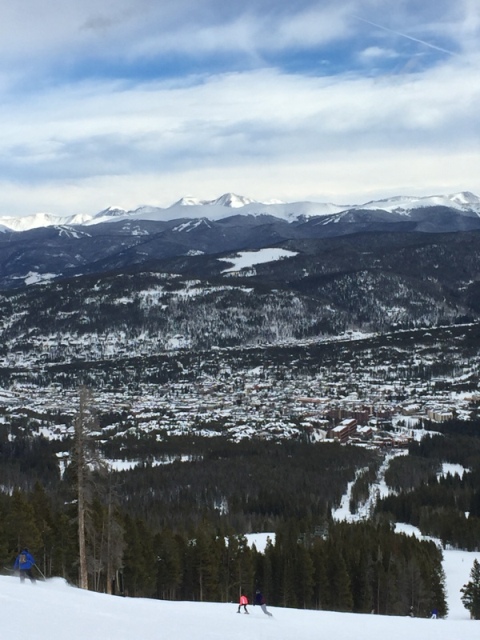 Breckenridge Colorodo mountain view myTripBits.com Breckenridge Colorodo